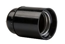 Патрон электрический LLT Е27 Н12П-01 карболит подвесной черный картинка 